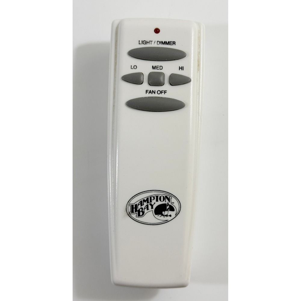 Hampton Bay Ceiling Fan Remote Control White UC7078T 3-Speed Light‎ Dimmer